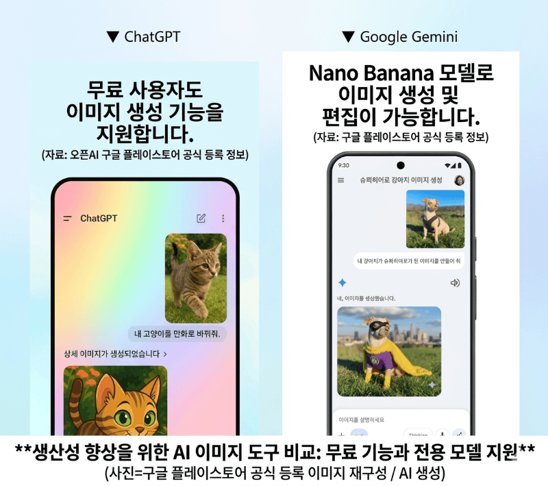 구글 플레이스토어 공식 등록 이미지 재구성